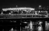 Old Yankee Stadium Black and White Horizontal Old Yankee Stadium black and white