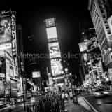 Times Square Black and White Square Times Square black and white