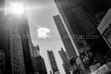 Times Square Morning Black and White Horizontal Times Square Morning black and white