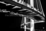 Bob Kerrey Pedestrian Bridge Black and White Horizontal Bob Kerrey Pedestrian Bridge black and white
