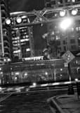 Church Street Station Black and White Vertical Church Street Station black and white