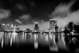 Downtown Orlando Florida Black and White Horizontal Downtown Orlando Florida black and white