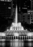 Lake Eola Linton Allen Fountain Black and White Vertical Lake Eola Linton Allen Fountain black and white