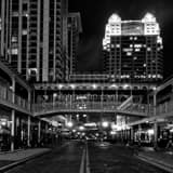 Orlando Church Street Station Black and White Square Orlando Church Street Station black and white
