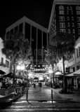 Orlando Wall Street Black and White Vertical Orlando Wall Street black and white