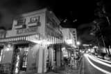 Sloans Ice Cream Shop On Clematis Black and White Horizontal Sloans Ice Cream Shop On Clematis black and white