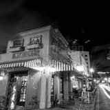 Sloans Ice Cream Shop On Clematis Black and White Square Sloans Ice Cream Shop On Clematis black and white