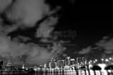 West Palm Beach Skyline Intercoastal Waterway Black and White Horizontal West Palm Beach Skyline Intercoastal Waterway black and white