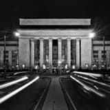 30th Street Station Black and White Square 30th Street Station black and white