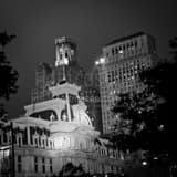 PNB Building City Hall Black and White Square PNB Building City Hall black and white