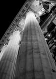Art Museum Pillar Black and White Vertical Art Museum Pillar black and white