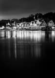 Boathouse Row Black and White Vertical Boathouse Row black and white