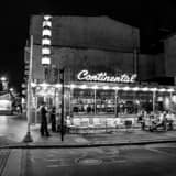 Continental Martini Bar Market Street Black and White Square Continental Martini Bar Market Street black and white