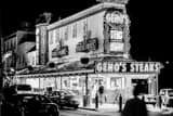 Genos Steaks Black and White Horizontal Genos Steaks black and white