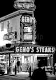 Genos Steaks Black and White Vertical Genos Steaks black and white