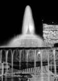 Kirk Price Fountain Black and White Vertical Kirk Price Fountain black and white