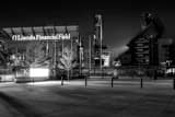 Lincoln Financial Field Black and White Horizontal Lincoln Financial Field black and white