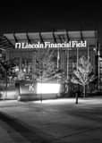 Lincoln Financial Field Black and White Vertical Lincoln Financial Field black and white