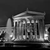 Philadelphia Art Museum Black and White Square Philadelphia Art Museum black and white