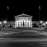 Philadelphia Art Museum Steps Black and White Square Philadelphia Art Museum Steps black and white