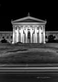 Philadelphia Art Museum Steps Black and White Vertical Philadelphia Art Museum Steps black and white