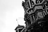 Philadelphia City Hall Architecture Detail Black and White Horizontal Philadelphia City Hall Architecture Detail black and white