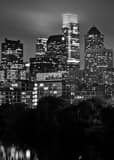 Philadelphia City Skyline Black and White Vertical Philadelphia City Skyline black and white