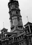 Philly City Hall Black and White Vertical Philly City Hall black and white