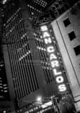 Hotel San Carlos Sign Black and White Vertical Hotel San Carlos Sign black and white