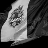 City Of Pittsburgh Flag Black and White Square City Of Pittsburgh Flag black and white
