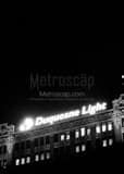 Duquense Light Sign Black and White Vertical Duquense Light Sign black and white
