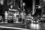 Six Penn Black and White Horizontal Six Penn black and white