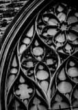 Stained Glass Window First Presbyterian Church Black and White Vertical Stained Glass Window First Presbyterian Church black and white