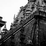 Top Of Union Trust Building Black and White Square Top Of Union Trust Building black and white