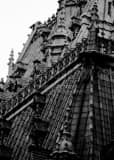 Top Of Union Trust Building Black and White Vertical Top Of Union Trust Building black and white