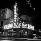 Bagdad Theater Black and White Square Bagdad Theater black and white