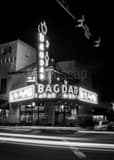 Bagdad Theater Black and White Vertical Bagdad Theater black and white