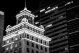 Portland Clock Tower Black and White Horizontal Portland Clock Tower black and white
