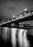 Portland Oregon Skyline Black and White Vertical Portland Oregon Skyline black and white