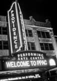 Providence Performing Arts Center Sign Black and White Vertical Providence Performing Arts Center Sign black and white