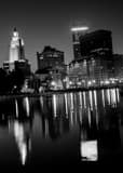 Providence Ri City Skyline Black and White Vertical Providence Ri City Skyline black and white