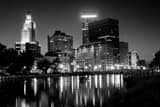 Providence Ri Skyline Gardner Jackson Park Black and White Horizontal Providence Ri Skyline Gardner Jackson Park black and white