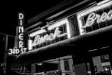 3rd Street Diner Black and White Horizontal 3rd Street Diner black and white