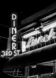 3rd Street Diner Black and White Vertical 3rd Street Diner black and white