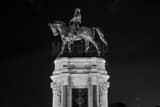 General Robert E Lee Monument Black and White Horizontal General Robert E Lee Monument black and white