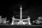 Jefferson Davis Memorial Monument Drive Black and White Horizontal Jefferson Davis Memorial Monument Drive black and white