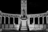Jefferson Davis Monument Black and White Horizontal Jefferson Davis Monument black and white