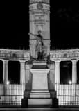 Jefferson Davis Monument Black and White Vertical Jefferson Davis Monument black and white