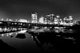 Richmond Va City Skyline Black and White Horizontal Richmond Va City Skyline black and white
