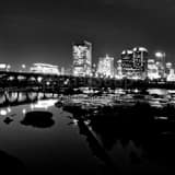 Richmond Va City Skyline Black and White Square Richmond Va City Skyline black and white